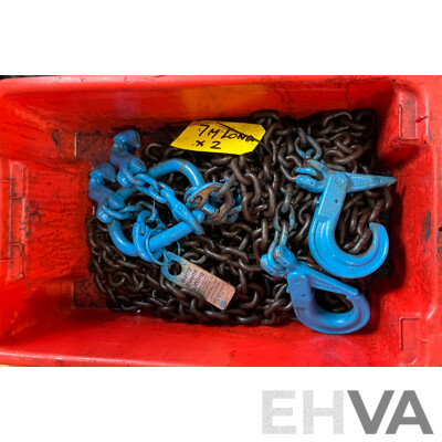 2x 7-Metre Heavy Duty Lifting Chains