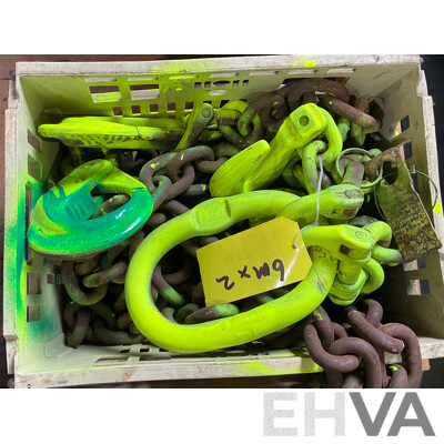 2x 6-Metre Heavy Duty Lifting Chains