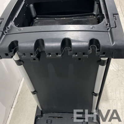 Rubbermaid Cleaning Trolley Cart - Lot of 2
