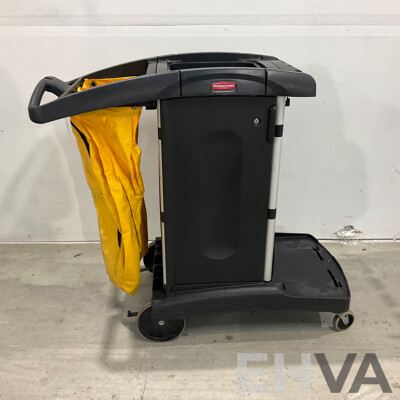 Rubbermaid Cleaning Trolley Cart - Lot of 2