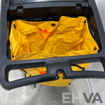 Rubbermaid Cleaning Trolley Cart - Lot of 2