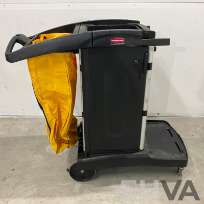 Rubbermaid Cleaning Trolley Cart - Lot of 2