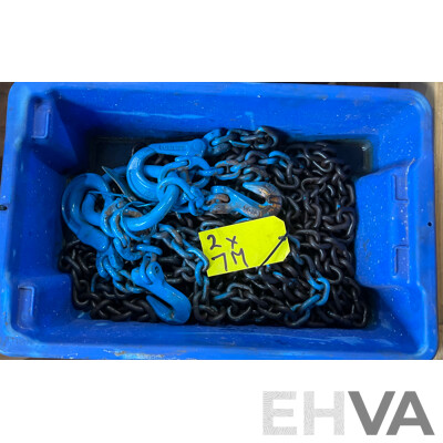 2x 7-Metre Heavy Duty Lifting Chains