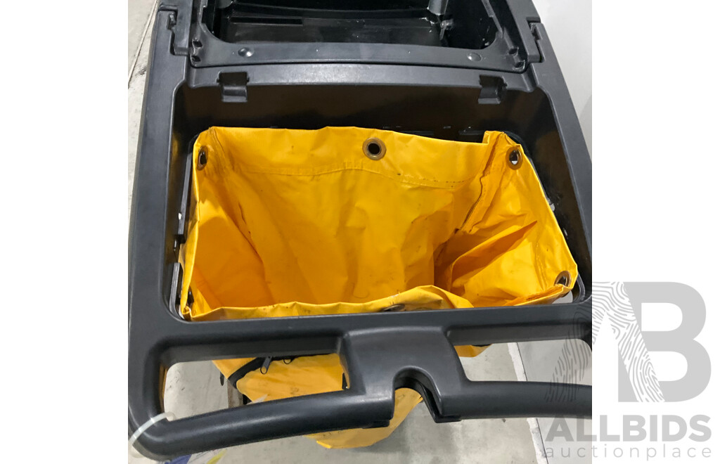 Rubbermaid Cleaning Trolley Cart - Lot of 2