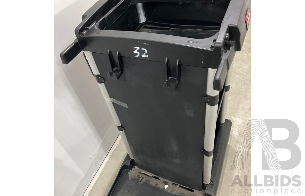 Rubbermaid Cleaning Trolley Cart - Lot of 2