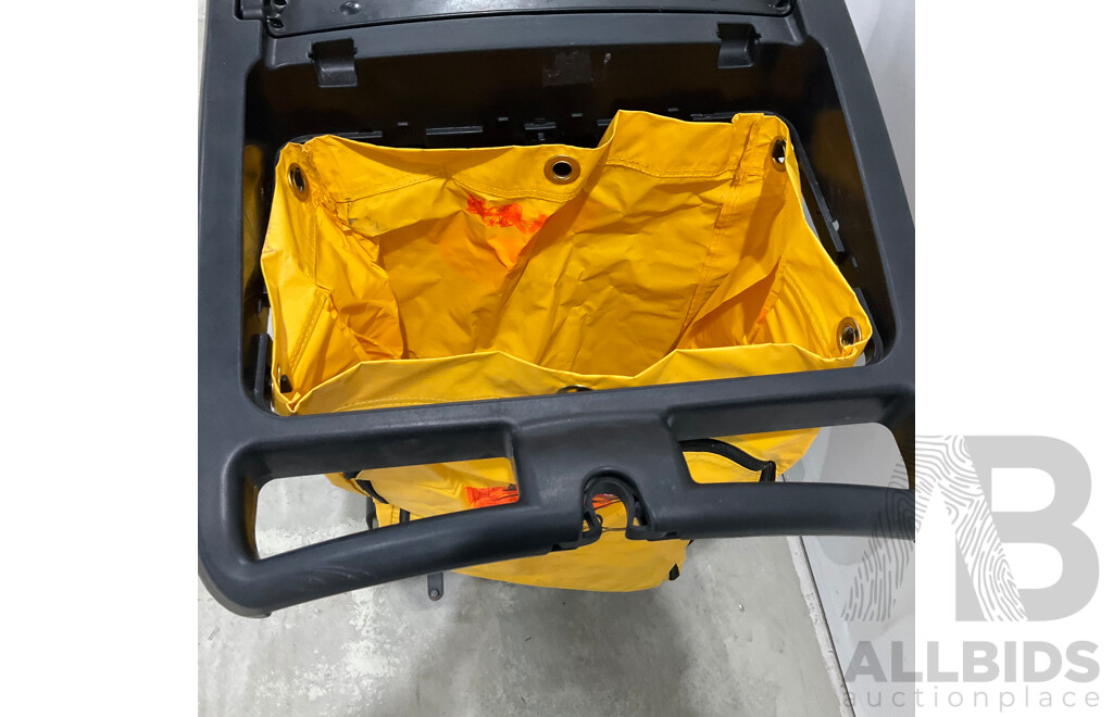 Rubbermaid Cleaning Trolley Cart - Lot of 2
