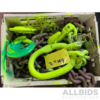 2x 6-Metre Heavy Duty Lifting Chains