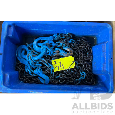 2x 7-Metre Heavy Duty Lifting Chains