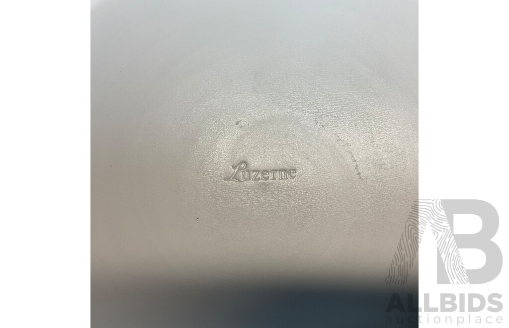 Y! Handmade Ceramic Tea Caddy Canister X3 & LUZERNE Multi-Purpose Serving Plates for Display, Sushi or Food Serving X14 -  Lot of 17