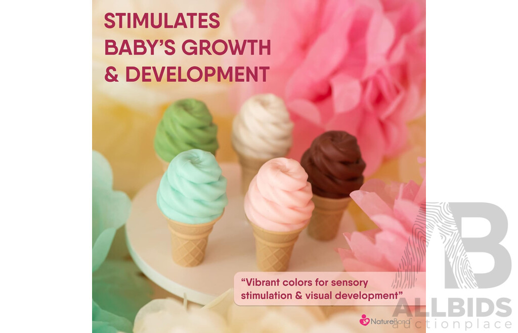 NatureBond Baby Food Feeder/Fruit Feeder Pacifier & Silicone Baby Teether - Various Colours  - Lot of 60  - Estimated Total RRP $1,167