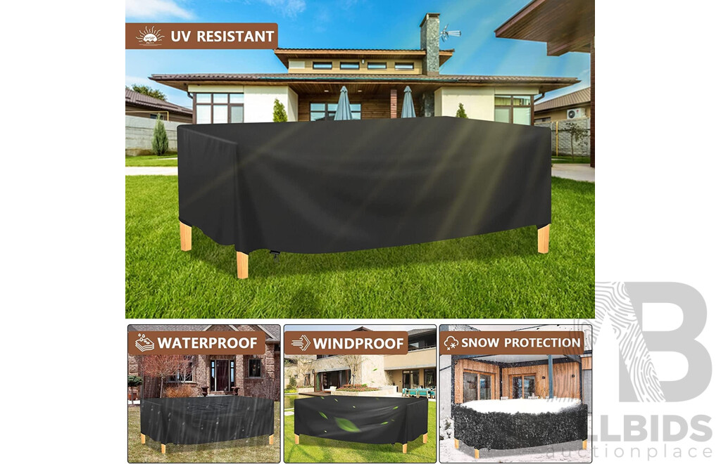 Mofish Garden Furniture Covers - 270x180x89cm - Lot of 5