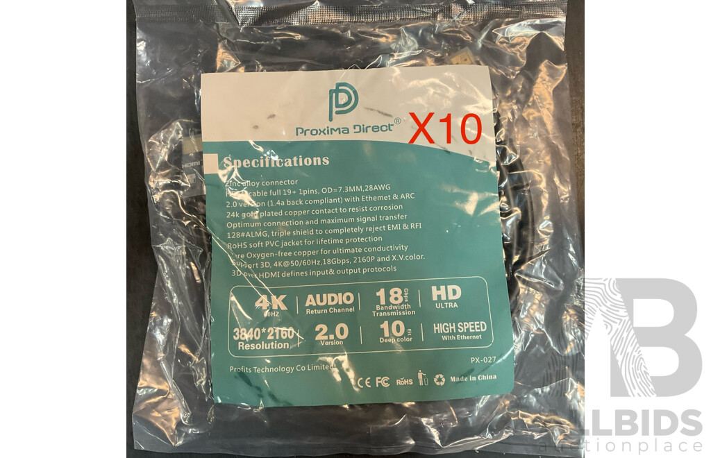 Bulk Lot - 3 In1 Wireless Charing Stations, Doubleshock 4 PS4 Controllers & Bicycle Phone Holders &  Assorted 4K/8K Connection Cables/Decking Station