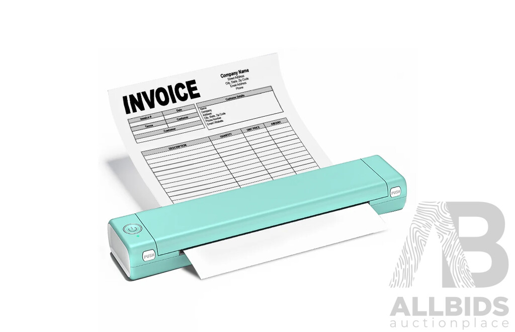 Phomemo M08F A4 Portable Printer & T02 Mini Printer - Lot of 4