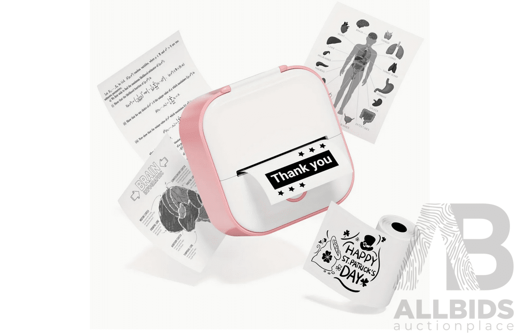 Phomemo M08F A4 Portable Printer & T02 Mini Printer - Lot of 4