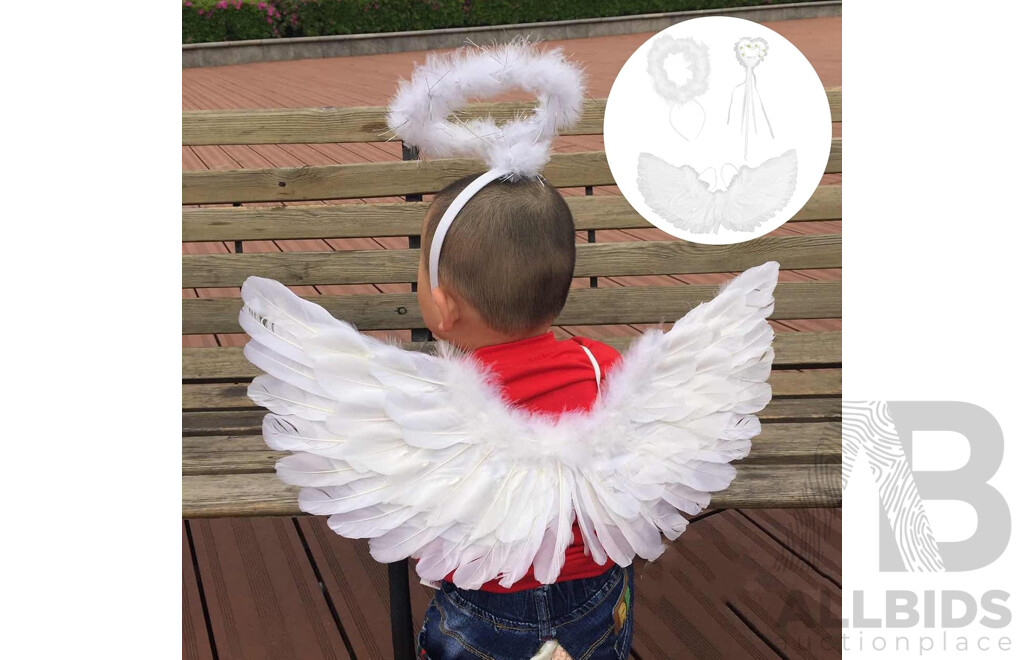 Mixed Lot - Kids Glow in the Dark Blanket & Kids Instax Photo Album & Earring Pack, Angel Costume & Necklace Holder and More