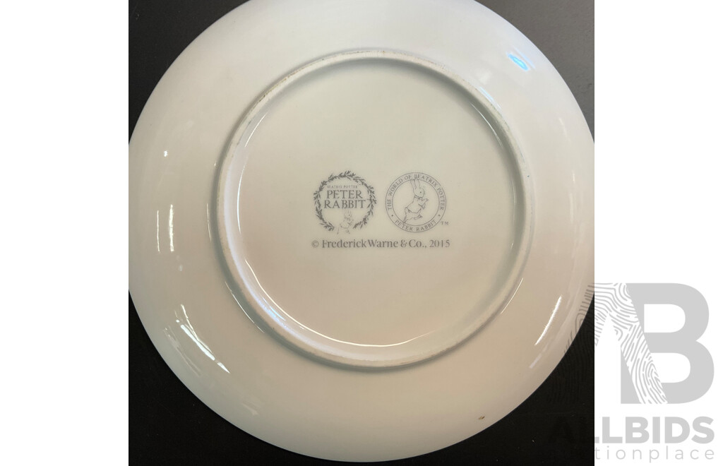 Beatrix Potter Peter Rabbit Plate Set X8 with Appetiser / Snack Plates X5