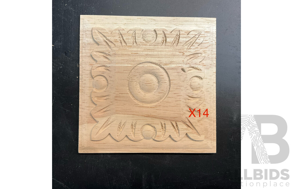 Ringwood End Grain Mosaic Design Tiles for Walls or Flooring - Total of 100 Tiles