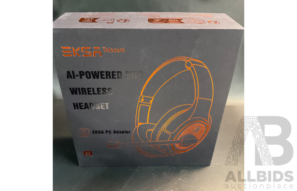 EKSA H6/H16 Wireless Headset  & 4x 8K Displayport 1.4 Cable