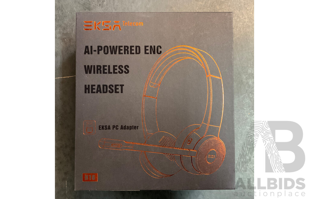 EKSA H6/H16 Wireless Headset  & 4x 8K Displayport 1.4 Cable