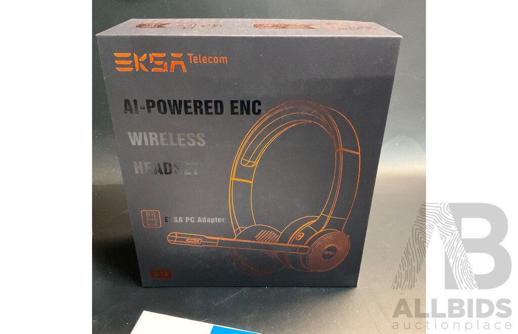 EKSA H6/H16 Wireless Headset  & 4x 8K Displayport 1.4 Cable