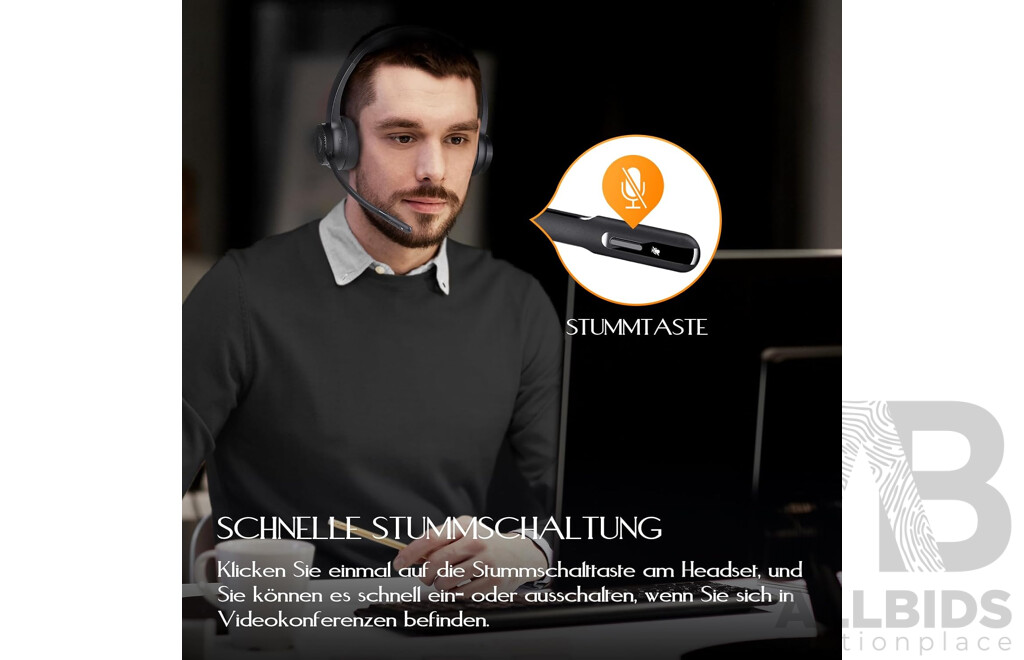 EKSA H6/H16 Wireless Headset  & 4x 8K Displayport 1.4 Cable