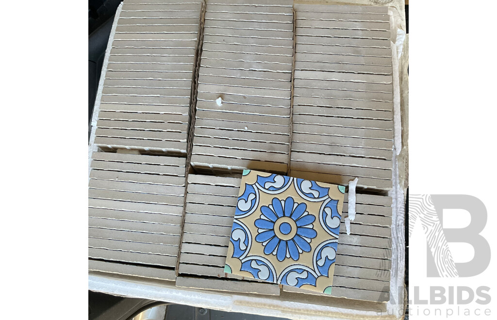 Pallet of Mosaic & Decorative Tiles - Assorted 100x100x8 mm