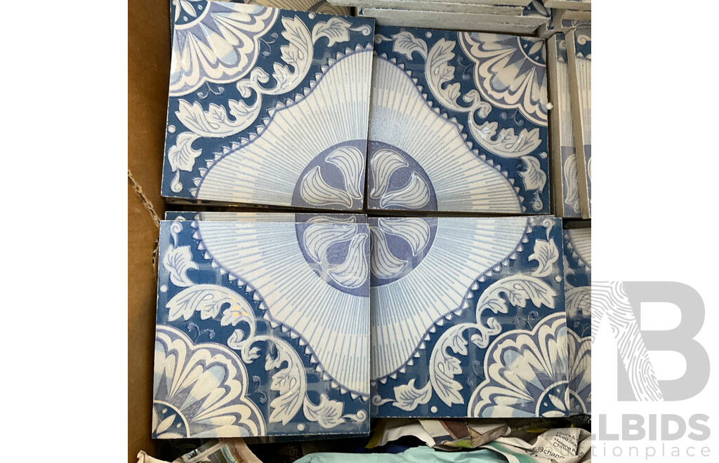 Pallet of Mosaic & Decorative Tiles - Assorted 100x100x8 mm