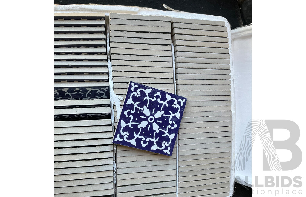 Pallet of Mosaic & Decorative Tiles - Assorted 100x100x8 mm