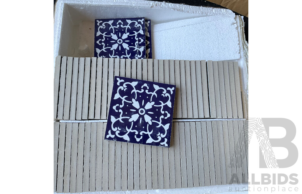 Pallet of Mosaic & Decorative Tiles - Assorted 100x100x8 mm