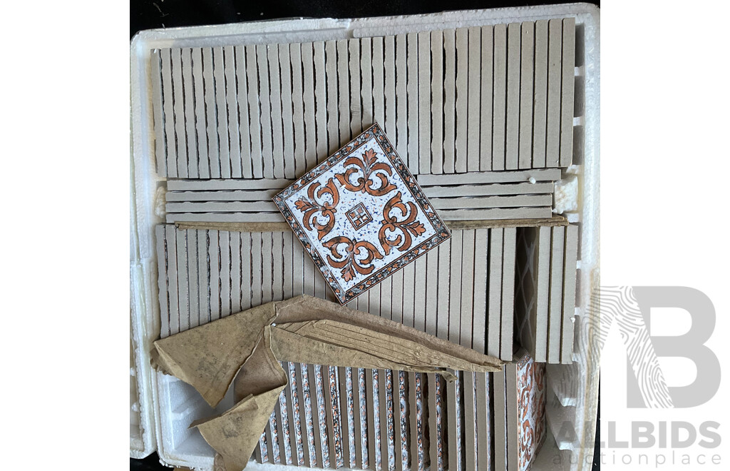 Pallet of Mosaic & Decorative Tiles - Assorted 100x100x8 mm