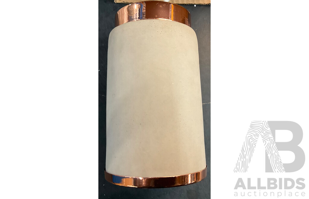 Morden Concrete Ceiling Pendant Lamp - Lot of 6