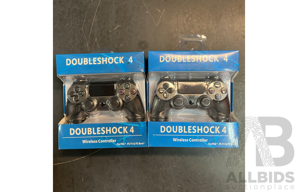 Mixed Lot - ZYBER Charging Dock & RGB Transparent Back Plate & Doubleshock4 Wireless Controller for PS4 & Phone Holder & Plastic Hard Shell Case for APPLE Air 13