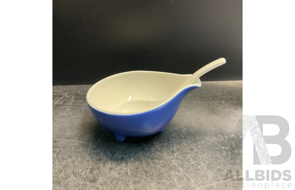 Set of Tripod by LOVERAMICS Small Bowl with Spoon / Salt & Pepper / Oil& Vinegar - Total in 11 Sets