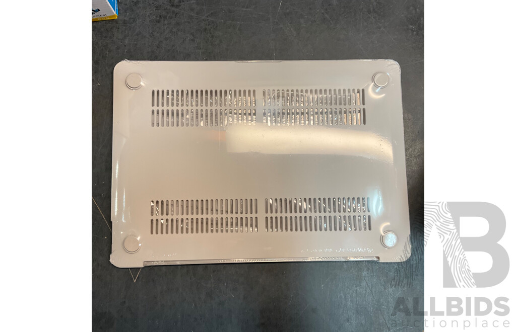 Mixed Lot - ZYBER RGB Transparent Back Plate & Soundance Computer Rack & Smart Watches & Plastic Hard Shell Case for APPLE Air 13 - Lot of 24