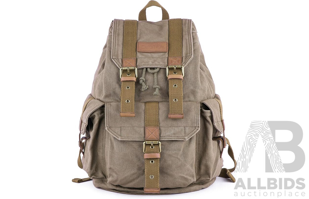 Gootium Canvas Backpack X2 & Black 80L Backpack X2 - Lot of 4