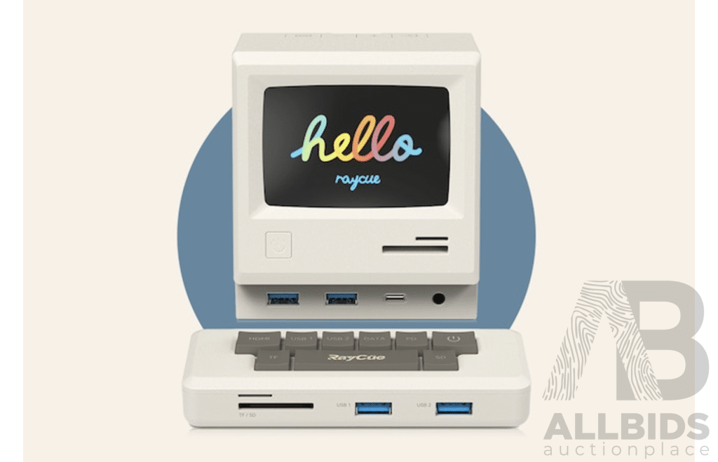 RAYCUB 128K Pro Set Multifunctional Desktop Dock / Portable Hub - Lot of 2