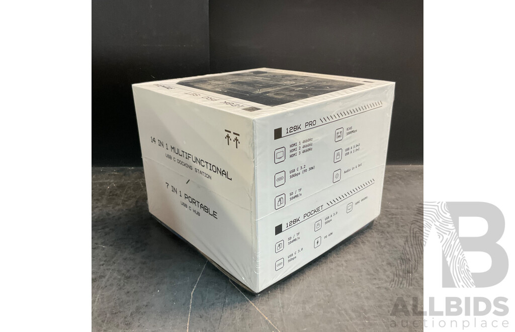 RAYCUB 128K Pro Set Multifunctional Desktop Dock / Portable Hub - Lot of 2