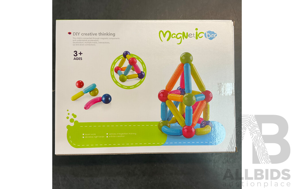 MAGNETIC BAR 64pcs X9 & Dresea Size M Toddler Swim Vest X2 - Lot of 11