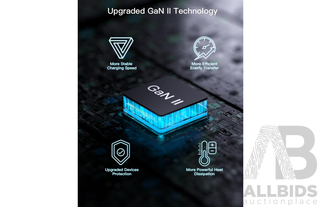 Addtam 100W Desktop GaN Charger X10 & Veektomx 10000mAh Power Bank ( Assorted Colour) X10 - Lot of 20