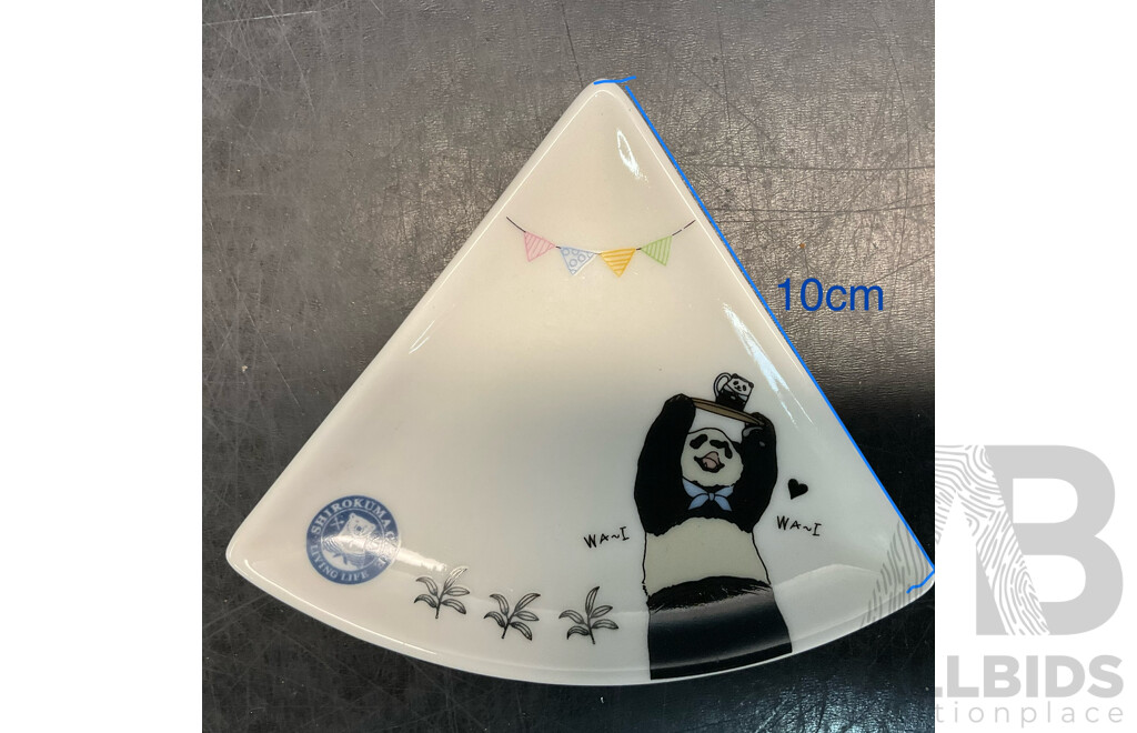 Assorted Shirokuma Cafe Design Sauce Plate - Lot of 95