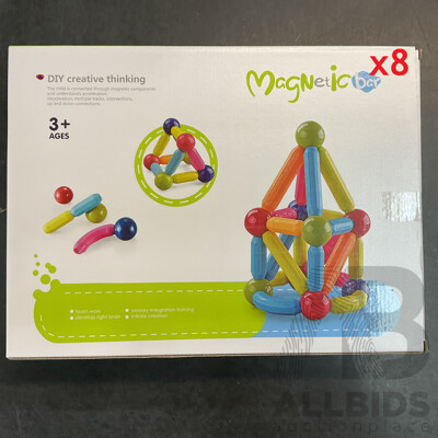 MAGNETIC BAR 64pcs - Lot of 8