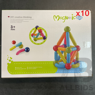 MAGNETIC BAR 64pcs - Lot of 10