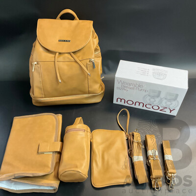 VOGUE & VAN Nappy Bag  & MOMCOZY S12 Pro Wearable Breast Pump - Brand New