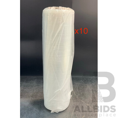 Stretch Hand Pallet Wrap Roll - Clear - Lot of 10