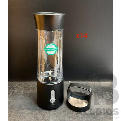 A7 Portable Juicer Cup - Black - Lot of 14