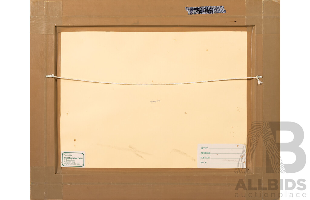 Artist Unknown, (20th Century), Teatro Romano Redux, Wonderful Original Oil on Canvas Board, 41 x 52 cm (frame)