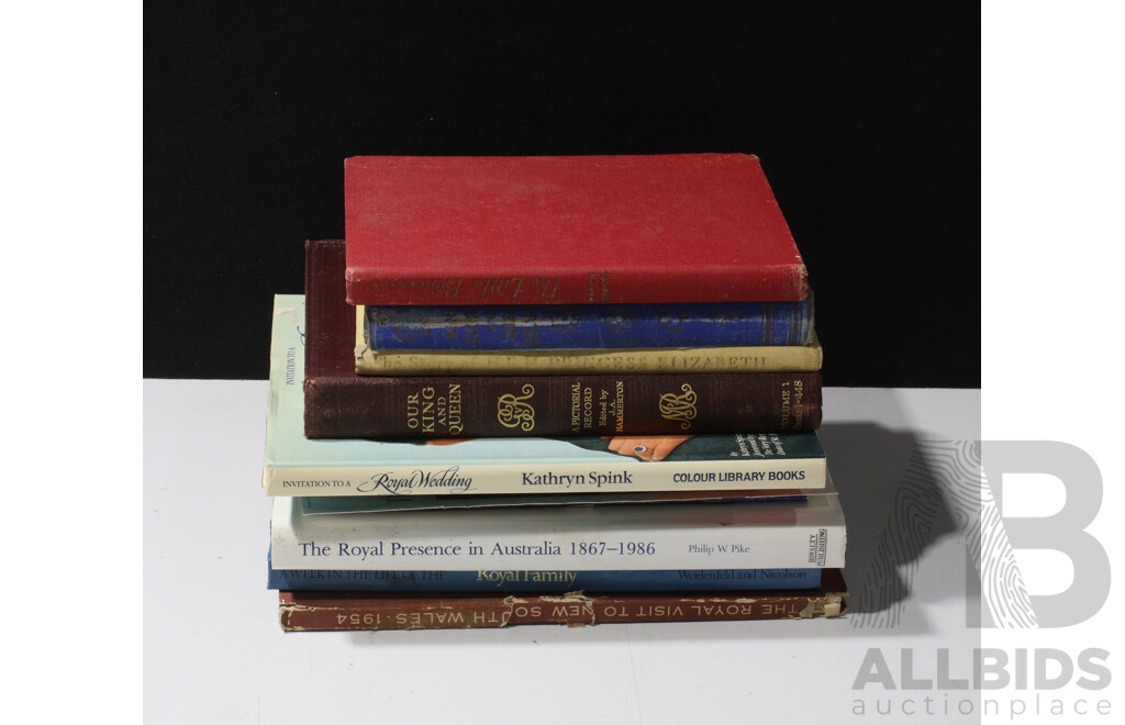 Collection Books Regarding the English Royal Family
