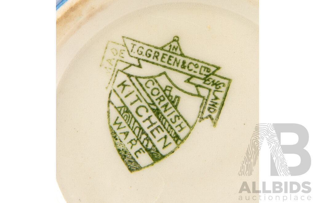 Collection Four Pieces English TG Green Cornishware