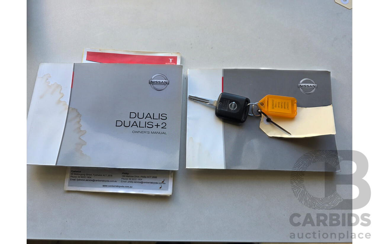 11/2010 Nissan Dualis ST (4x2) J10 MY10 4d Wagon Silver 2.0L