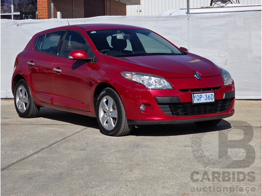 9/2011 Renault Megane Privilege X32 5d Hatchback Red 2.0L